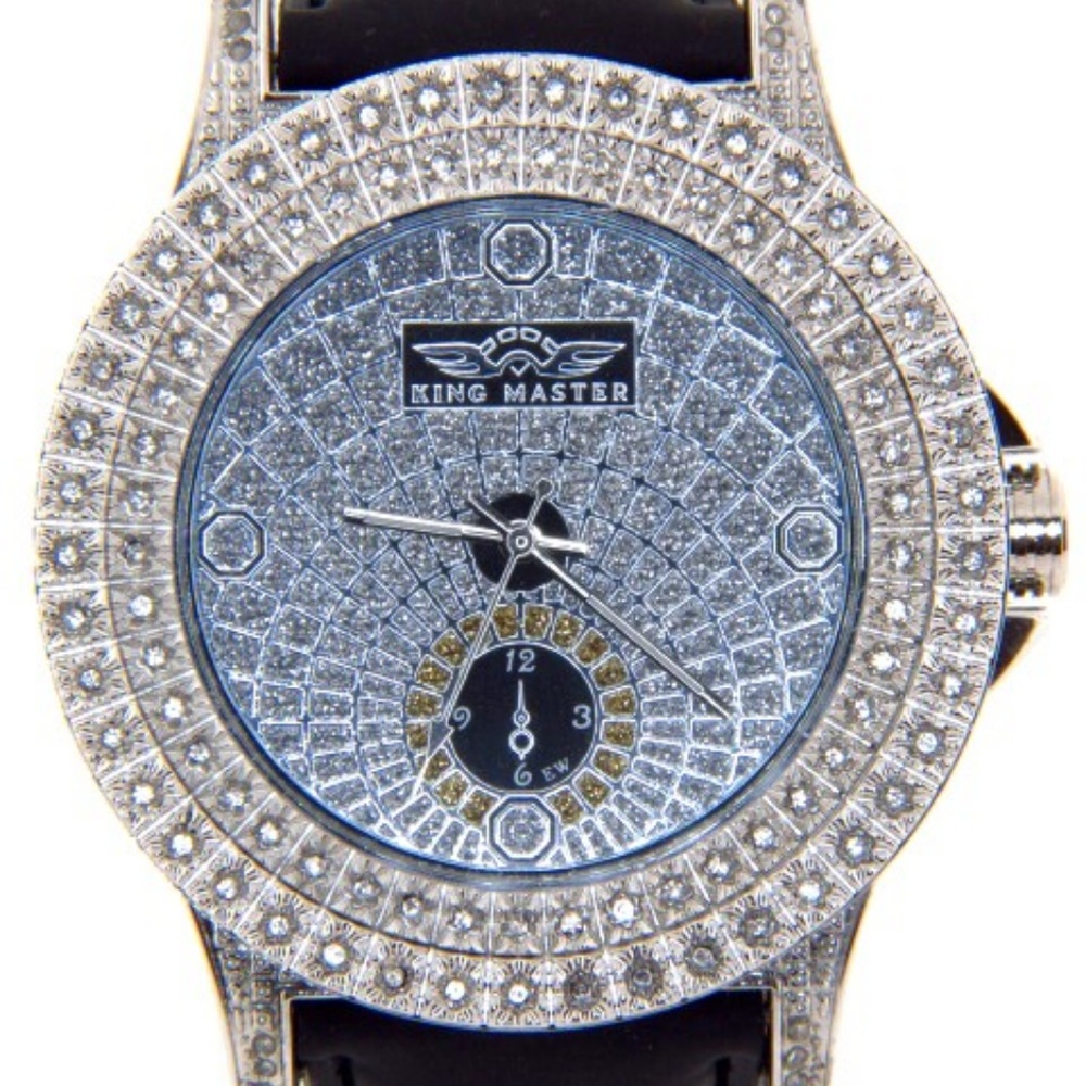 KING MASTER 142MBL 164 CZ STONE WATCH